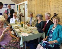 2018 Ladies Day. Full table service included. Looks like prawn cocktail to start!