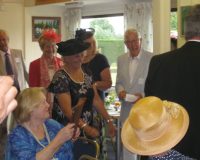 2017 Ladies Day. Reception, guests being cordially received.